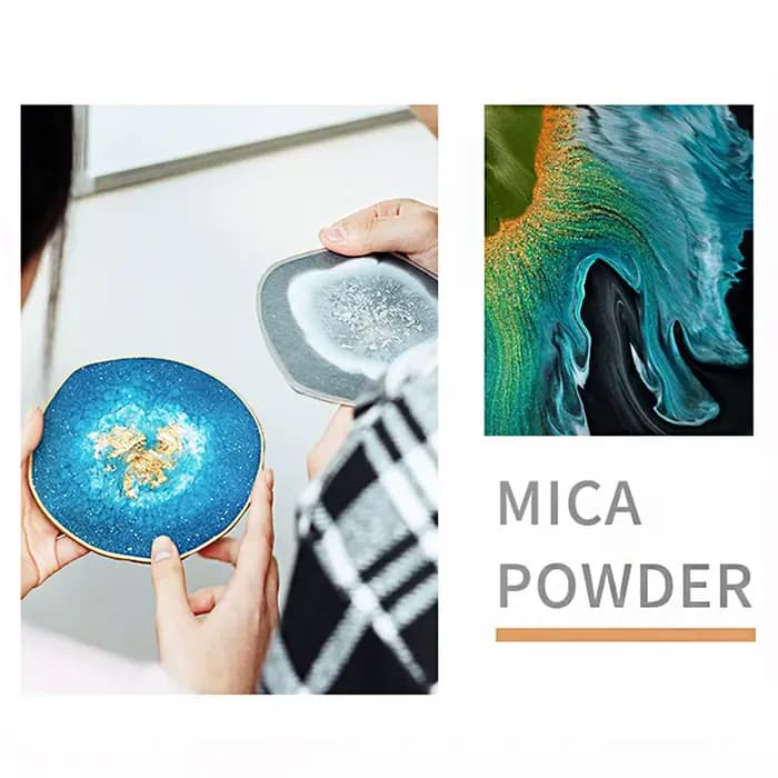 Poudre de Mica 28 couleurs 10g miroir naturel Mica perle poudre colorant résine époxy bougie bijoux à bricoler soi-même fabrication artisanat perle poudre Pigment