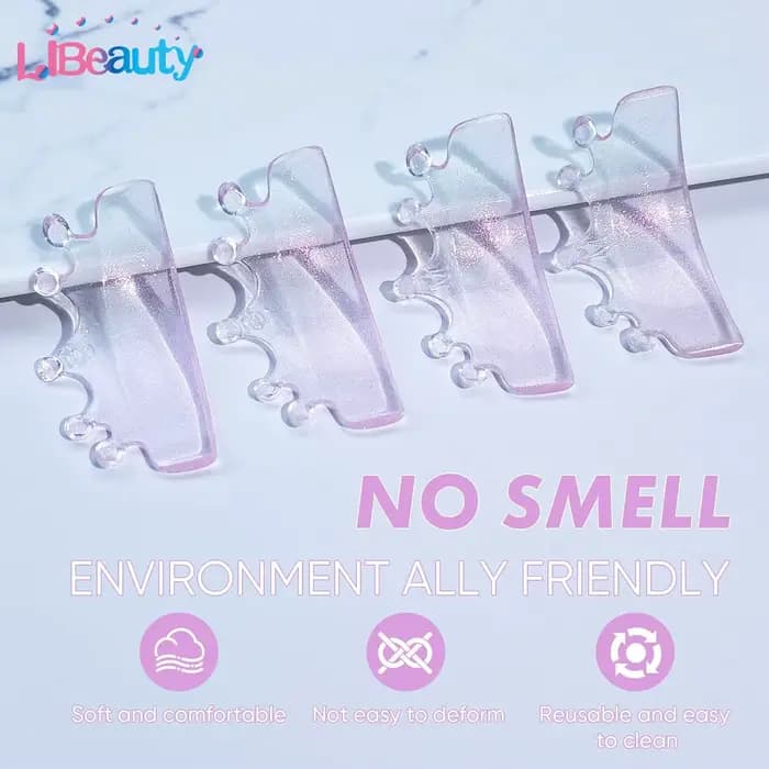 Libeauty 4 pièces Silicone cils Perming Lash Lift Pad levage