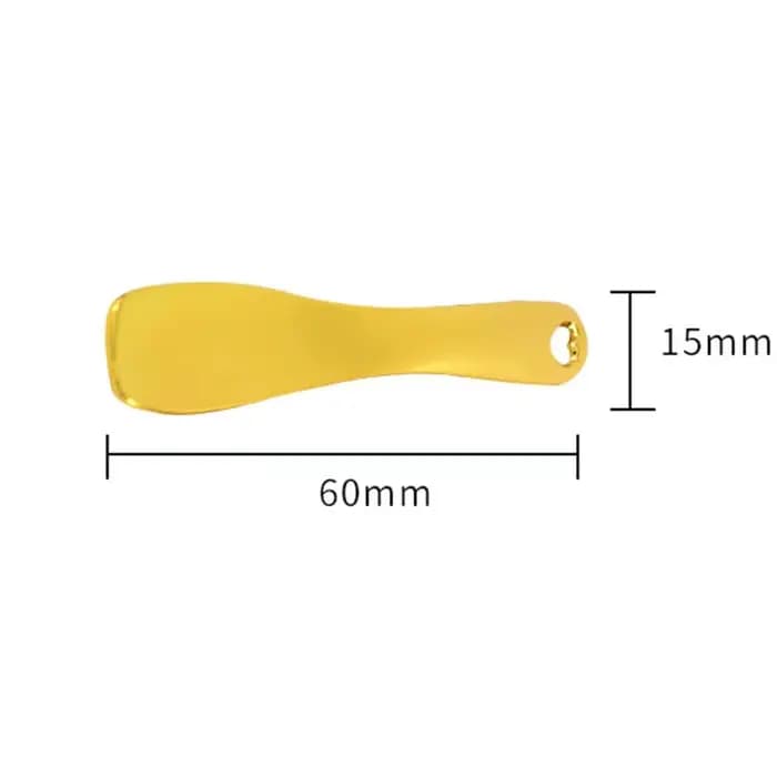 Nouvelle spatule cosmétique en métal pour le visage