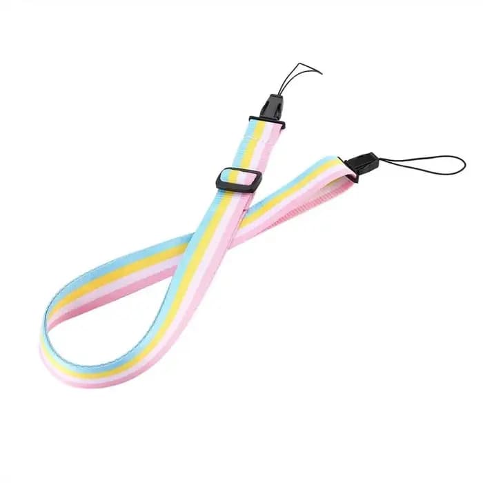 Sangle de cou et d'épaule pour appareil photo, cordon de maintien, sangle d'épaule arc-en-ciel, sangle de cou pour appareil photo, accessoire pour mini-caméra