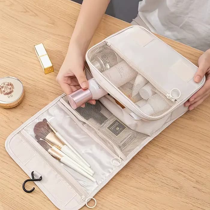 Trousse de maquillage de voyage haute capacité