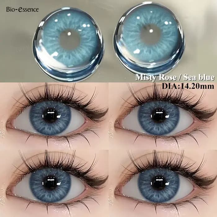 Lentilles de contact vertes bio-essense pour les yeux