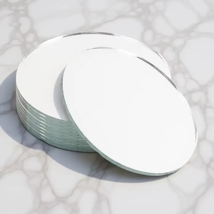 10 miroirs compacts en verre incassable