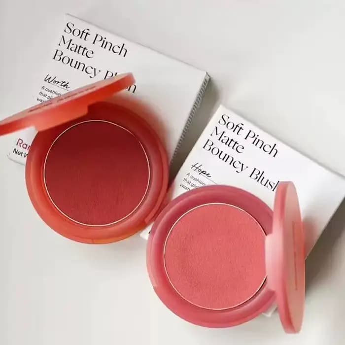 Rare Beauty 7 Couleurs Soft Pinch Matte Bouncy Cushiony Blush Crème-Poudre Légère et Aérienne Hydratante Cosmétiques de Maquillage