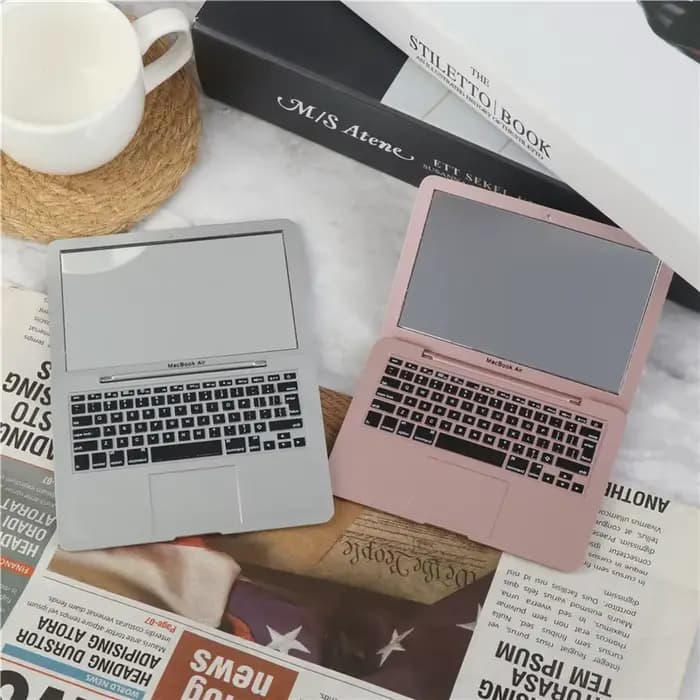 Mini miroir d'ordinateur portable pour filles