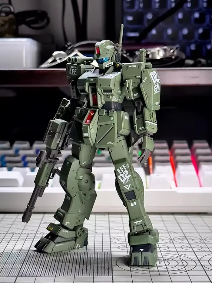 XFS HG Rgm-79s Gm Spartan, kit de modèle à assembler à l'échelle 1/144, figurine d'action, jouets décoratifs en plastique, poupées, objets de collection, cadeaux