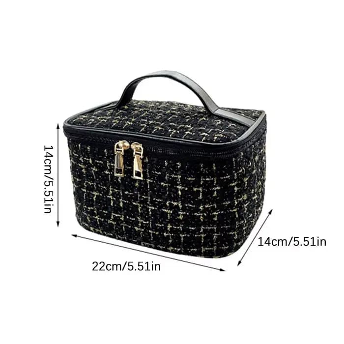 Nouveau Sac à Maquillage Tricoté pour Femme 2026 – Trousse