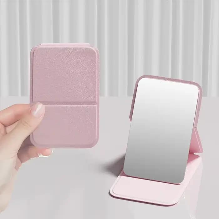 Mini miroir de maquillage portatif