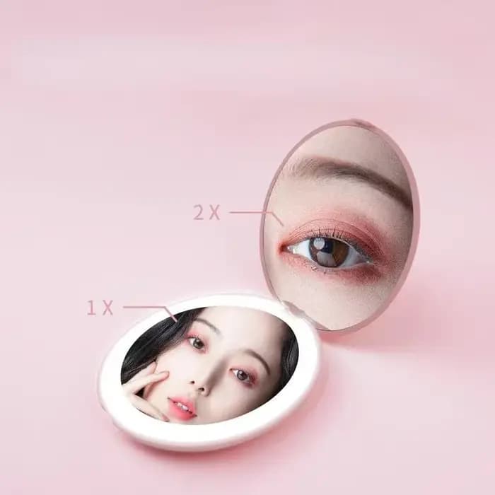Mini miroir de maquillage Shoous LED
