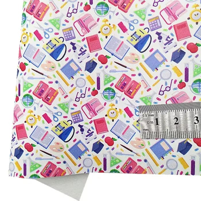 Feuilles scintillantes personnalisées arc-en-ciel rose vif