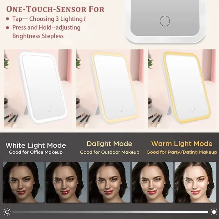 Miroir de maquillage LED