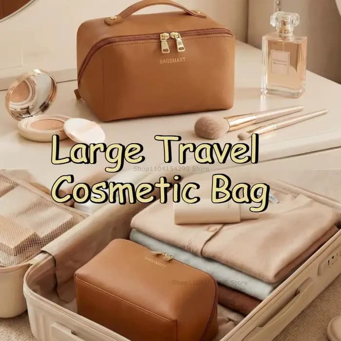 Trousse de maquillage grande capacité pour femmes