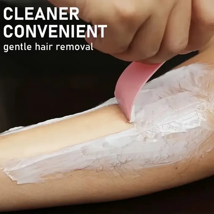 Crème Épilatoire Douceur au Thé Vert - Effet Peau Satinée - Formule Non Irritante - Pour une Sensation de Fraîcheur