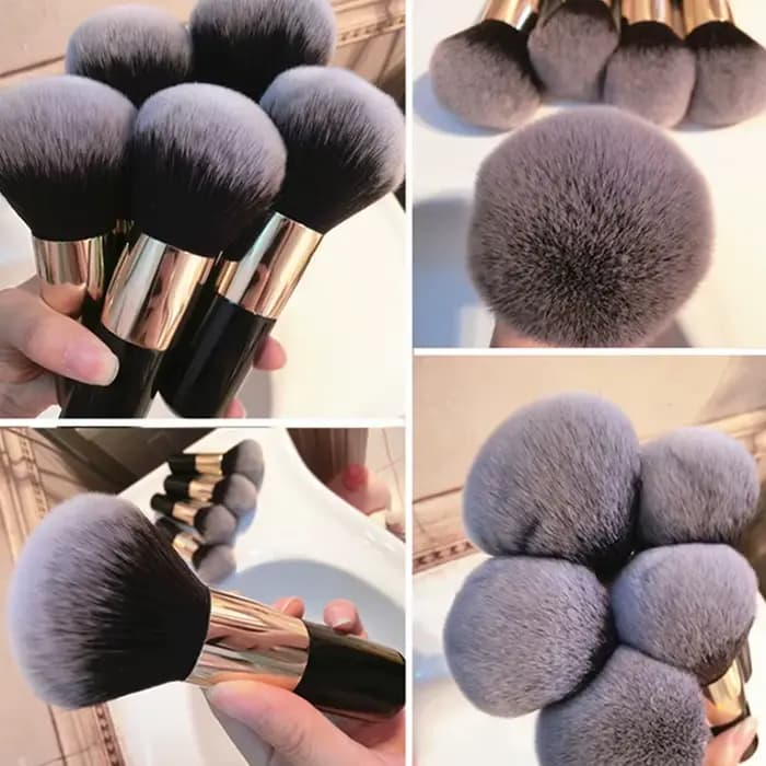 1 pinceau de maquillage grande taille pour fond de teint