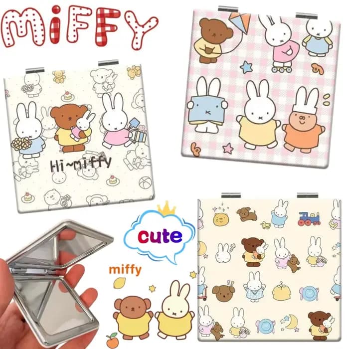Miroir pliant Miffy, impression animée haute fidélité