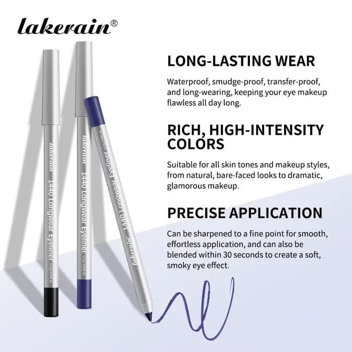 Eyeliner longue tenue à pointe fine et précise