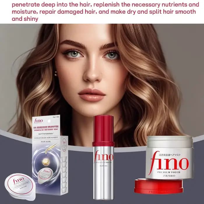 Japonais Fino shampooing revitalisant réparation des cheveux masque capillaire collagène kératine cheveux revitalisant nourrissant sec endommagé soin des cheveux