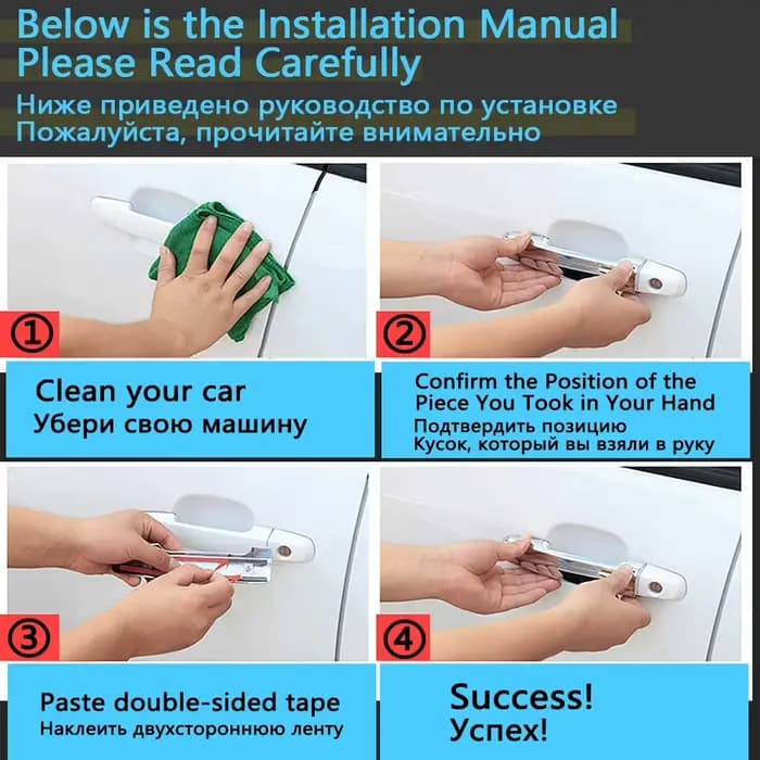 Couvercle de poignées de porte LHD, accessoires de protection contre les rayures extérieures, pour citroën Jumpy 2019 2016 ~ 2024 Peugeot Expert
