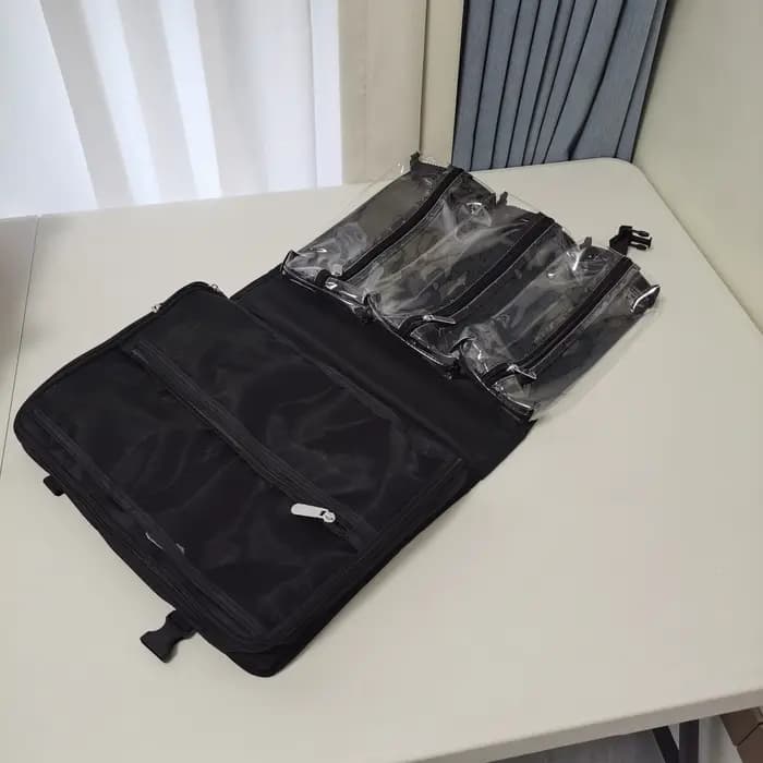 Trousse de maquillage pliable
