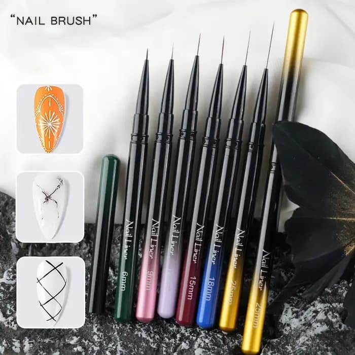 Pinceaux à ongles Extra fins