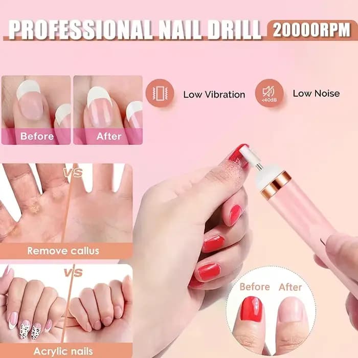 Kit de manucure, ensemble d'ongles électrique avancé 5 en 1