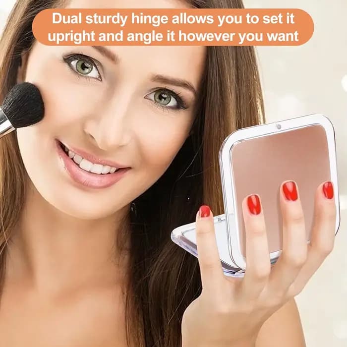 Miroir de maquillage Compact avec grossissement 30X