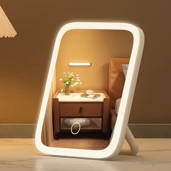Miroir de courtoisie LED intelligent avec 360 ° Rotation