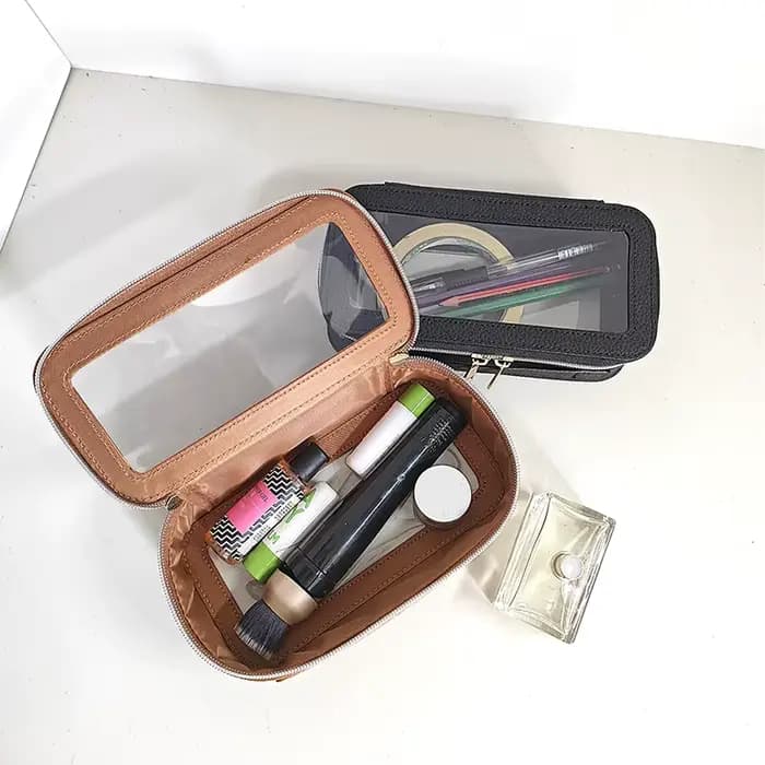 Sac de voyage de luxe portable pour cosmétiques