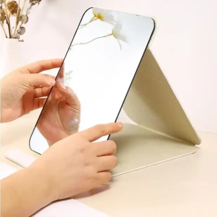 Miroir de maquillage pliant