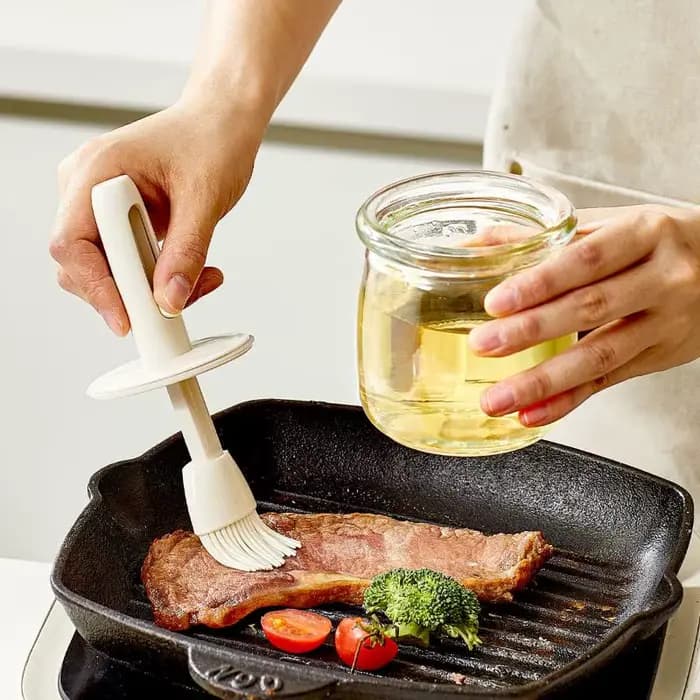 Bouteille de brosse à huile télescopique