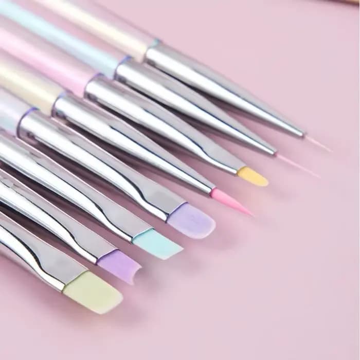 Stylo d'art de conception d'ongle Aurora pinceau Transparent