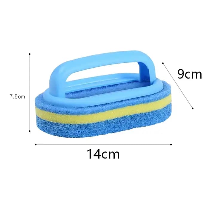 Brosse de nettoyage en éponge avec manche