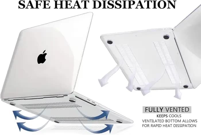 Étui transparent pour ordinateur portable Macbook Neo 2026 Air 13.6 M4 15 M3, coque rigide pour Mac Book Pro 13 16 M1 M2 14, accessoires