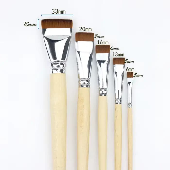 Ensemble de pinceaux professionnels pour la laque - 5