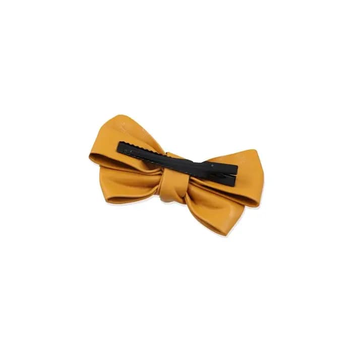 Accessoires filles coréennes pinces à bec de canard femmes en cuir PU pinces à ressort chapeaux pinces à cheveux arc épingle à cheveux