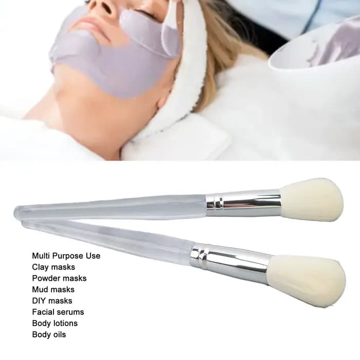 Lot de 2 pinceaux applicateurs pour masque facial