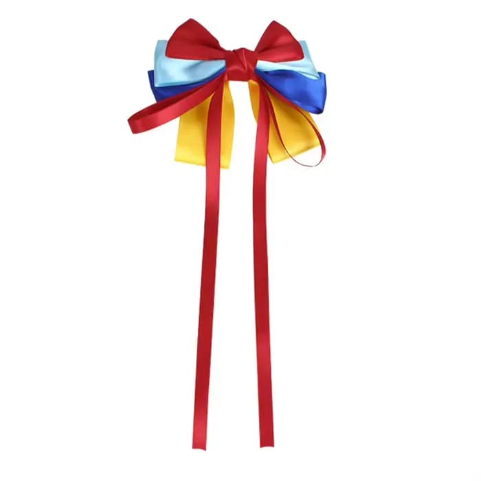 Princess Snow White New Accessories Headwear Crown Wand Glove Snow White Red Headband and Magic Wigs Set Role Play Props Hairpin