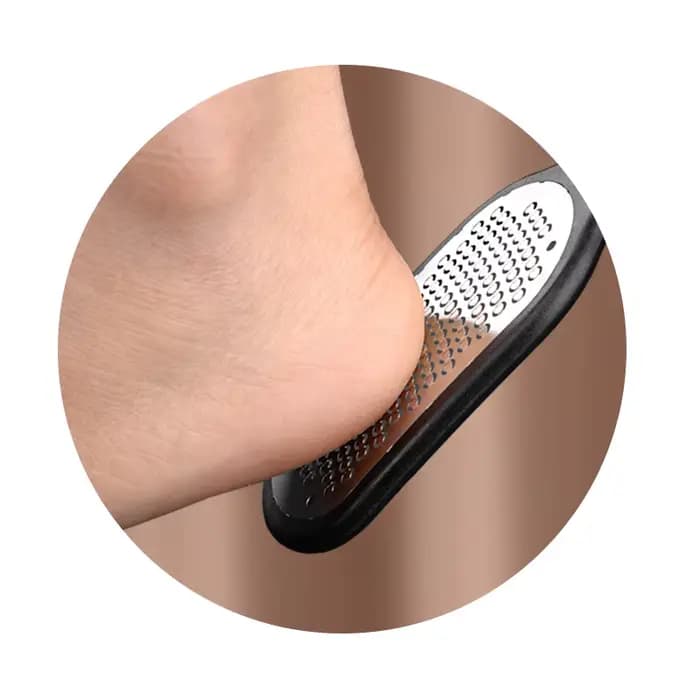Lime à pied grattoir dissolvant de callosités pieds outils de pédicure professionnels en acier élimination du maïs