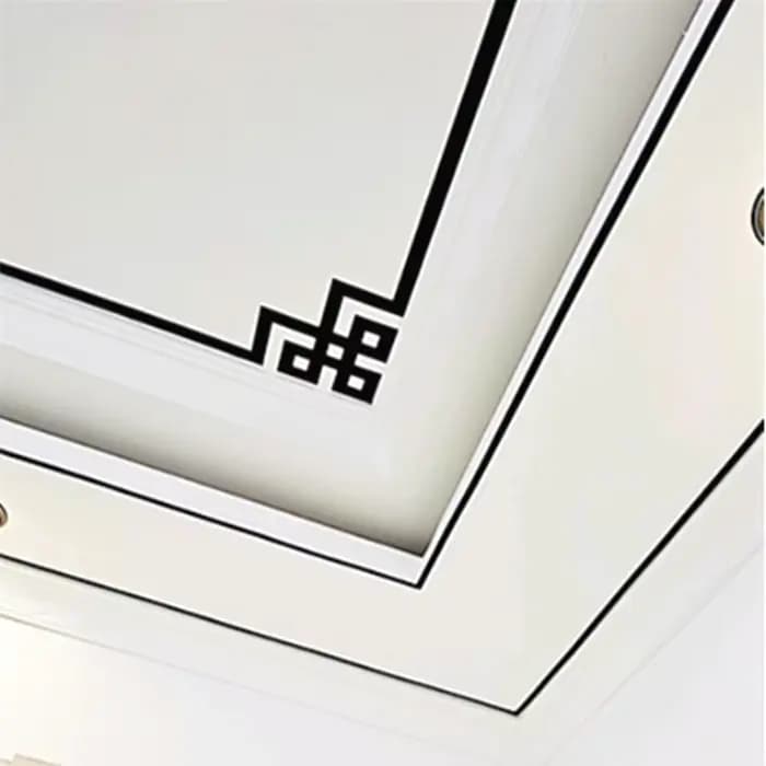 Autocollants muraux miroir argenté 3D