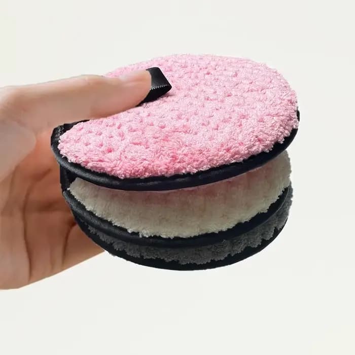  Tampons démaquillants en microfibre
