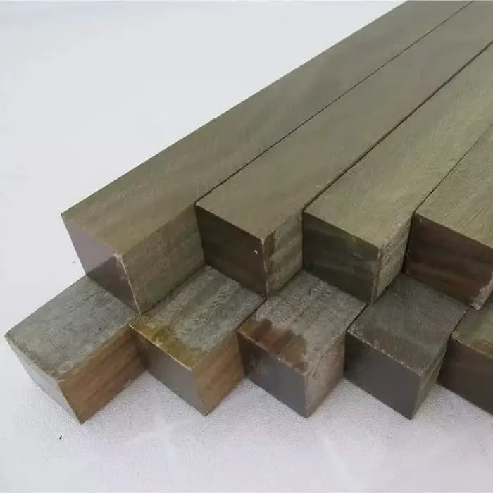 Bois de santal vert naturel fait à la main, matériel de bûche sculpté, planche de bois de santal, Supports de tailles personnalisées