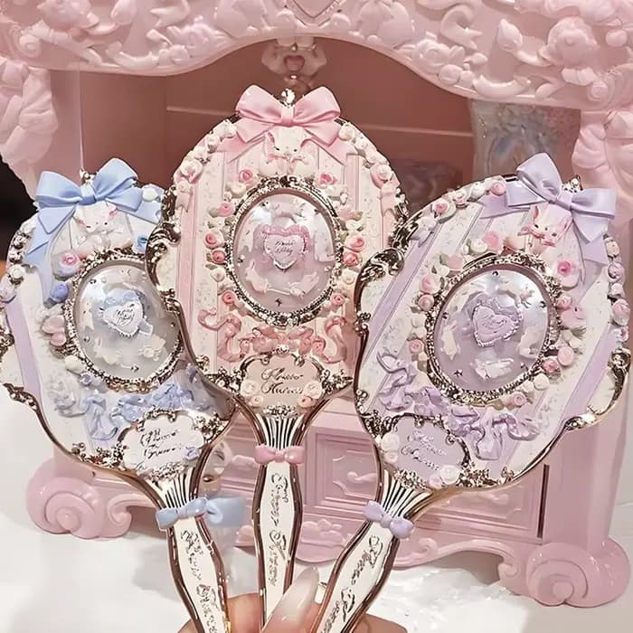 Miroir de poche Flower Knows Mirror Moonlight Mermaid THE SWEETIE BEAR Collection