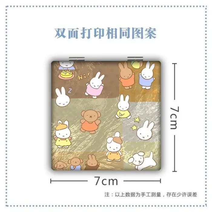 Miroir de maquillage Miffy mignon