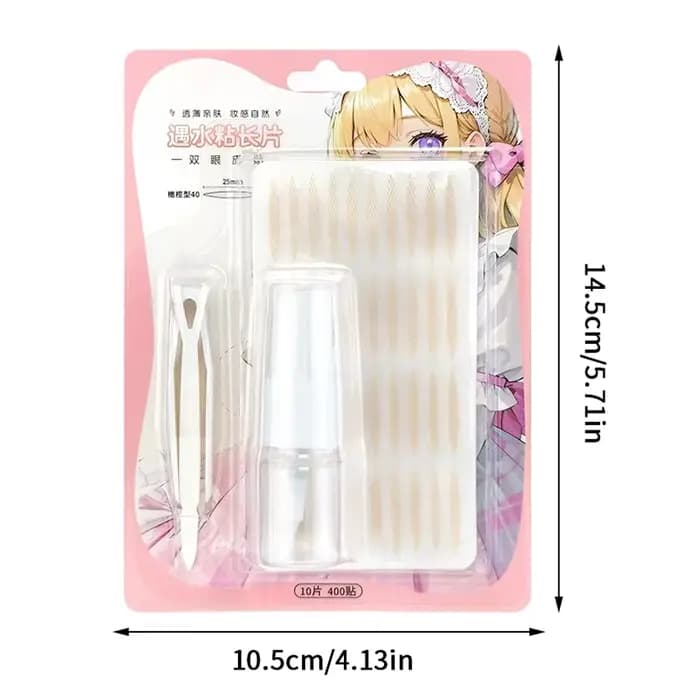 1 Kit d'outils pour paupières doubles : Autocollants invisibles