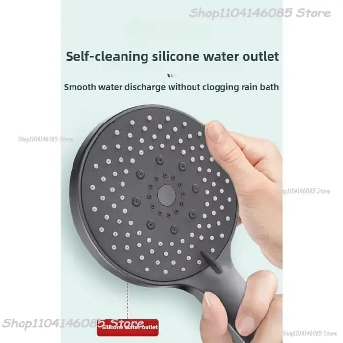 Pommeau de douche à économie d'eau, pulvérisateur de salle de bains, pomme de douche à main réglable, 5 Modes, pomme de bain, accessoires de salle de bains