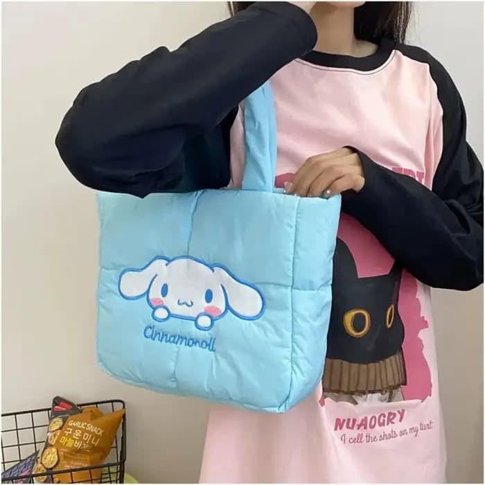 Sac à bandoulière Sanrio Kuromi Cinnamoroll Melody Cartoon Anime Hellokitty