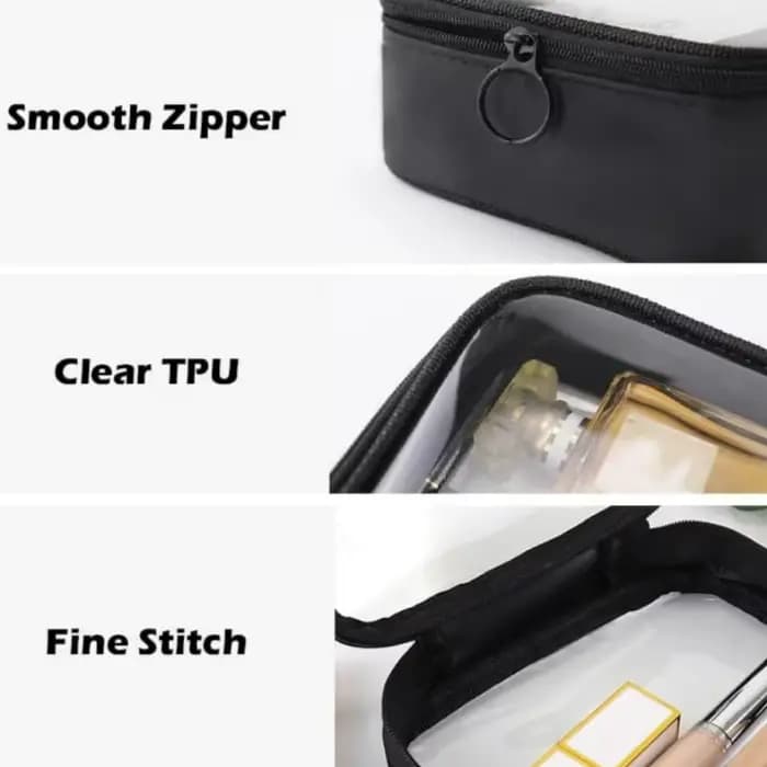 Sac cosmétique étanche transparent TPU