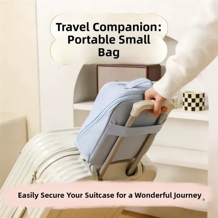 Sac de rangement pour cosmétiques avec miroir intégré