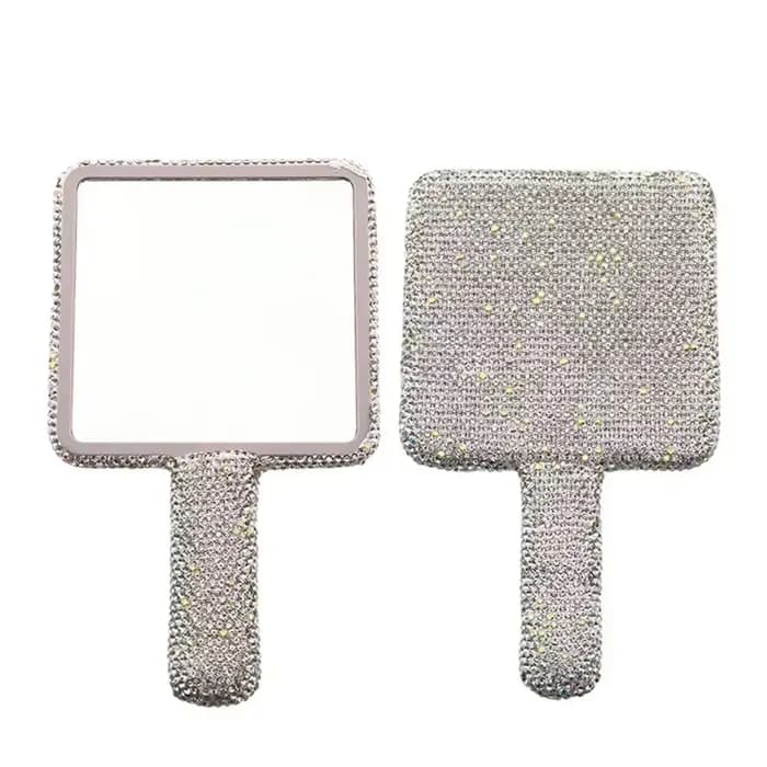 Miroir de maquillage portatif pour Extension de cils en diamant
