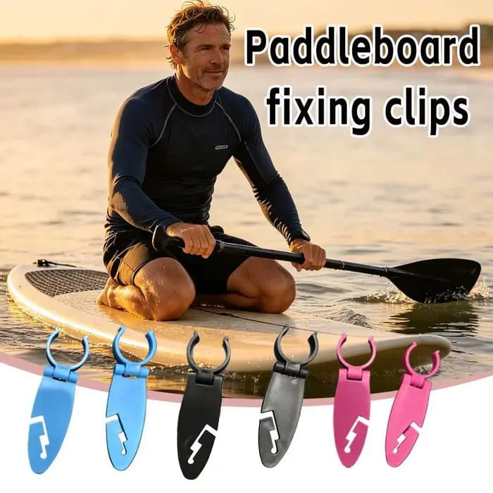 Clips pour planche à pagaie, support de pagaie SUP, pince de fixation, boucle de montage rapide pour Kayak, canoë, équipement de sports nautiques, accessoires